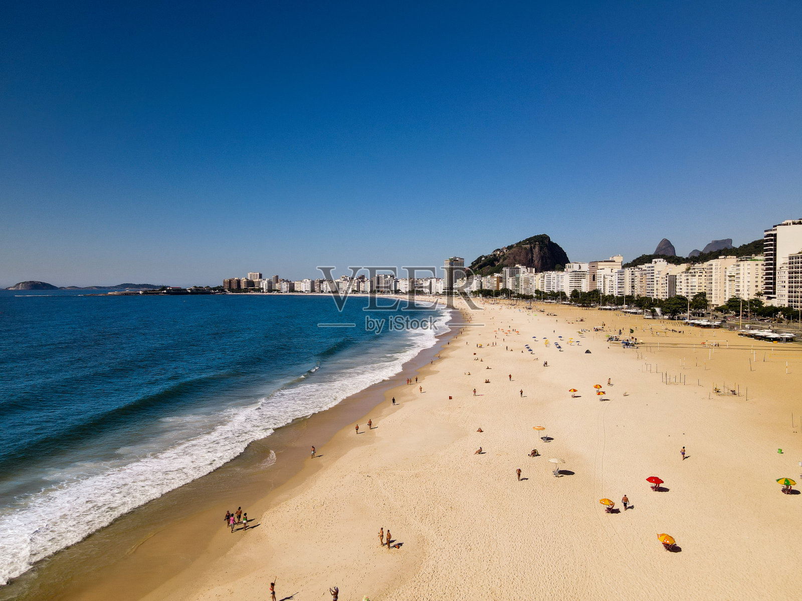 科帕卡巴纳海滩照片摄影图片