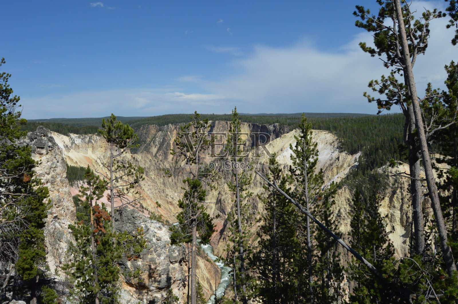 黄石国家公园的自然景观照片摄影图片