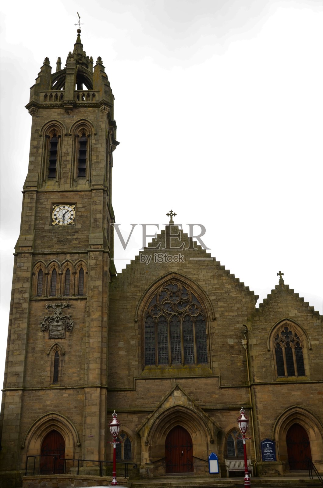 苏格兰地标——皮伯斯照片摄影图片