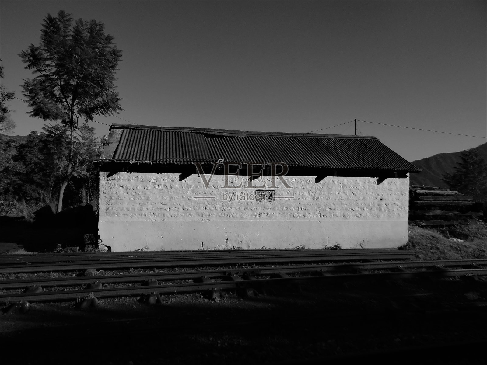 铁路怀旧照片摄影图片