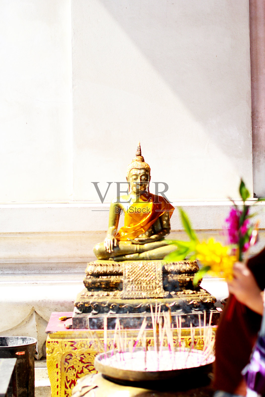 在大城府的寺庙里。泰国照片摄影图片