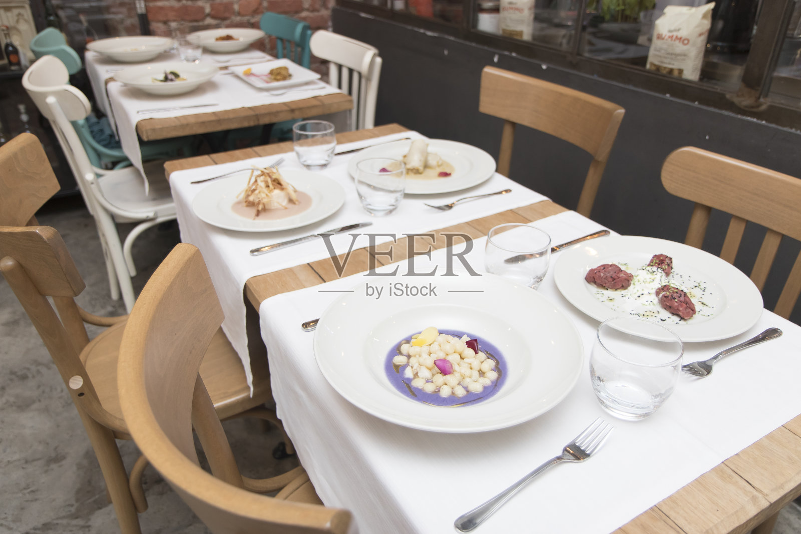 意大利餐厅吃饭照片摄影图片