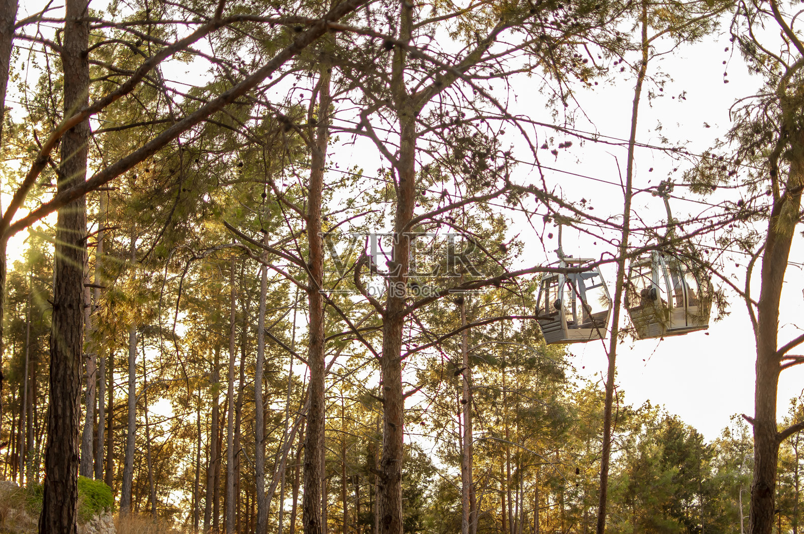 索道缆车照片摄影图片