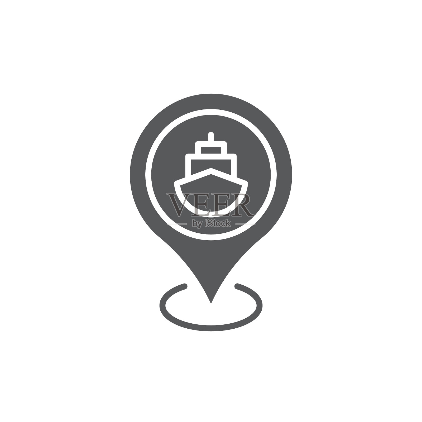 端口位置引脚图标符号映射隔离在设计元素图片