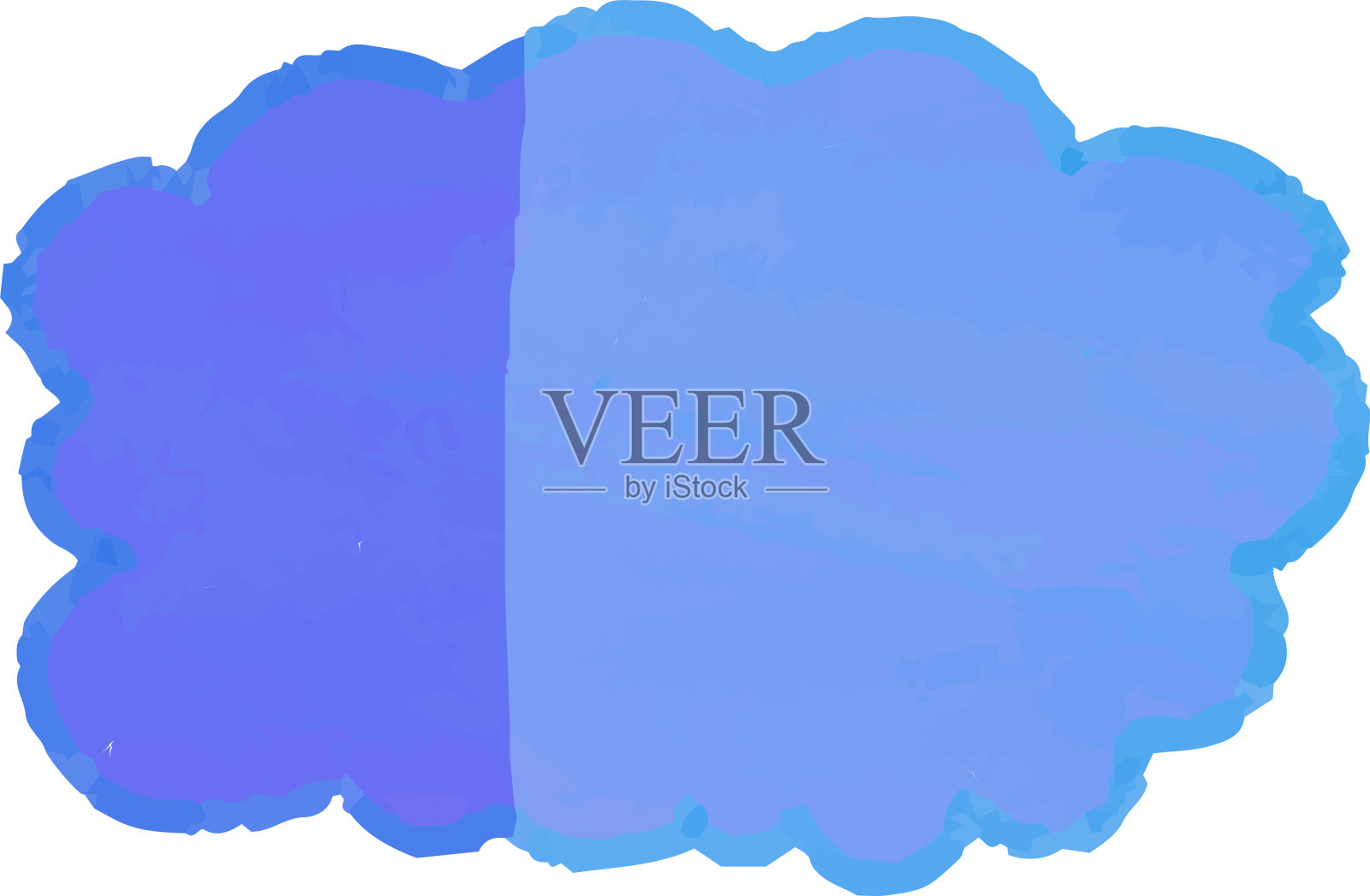 水平圆形框架,冷暖色纹理插画图片素材