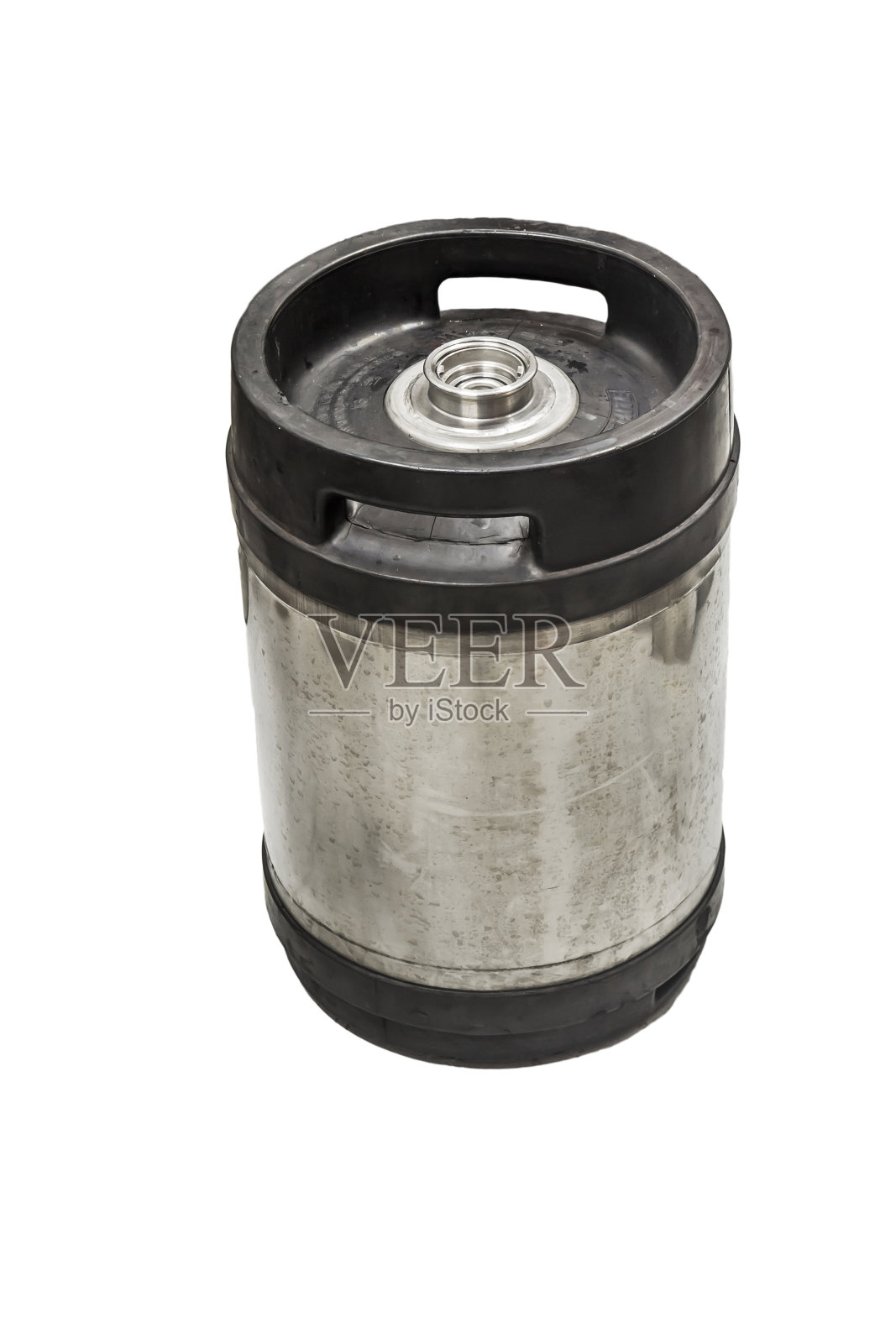 啤酒罐型,用于在白色背景上隔离的精酿啤酒的容器照片摄影图片