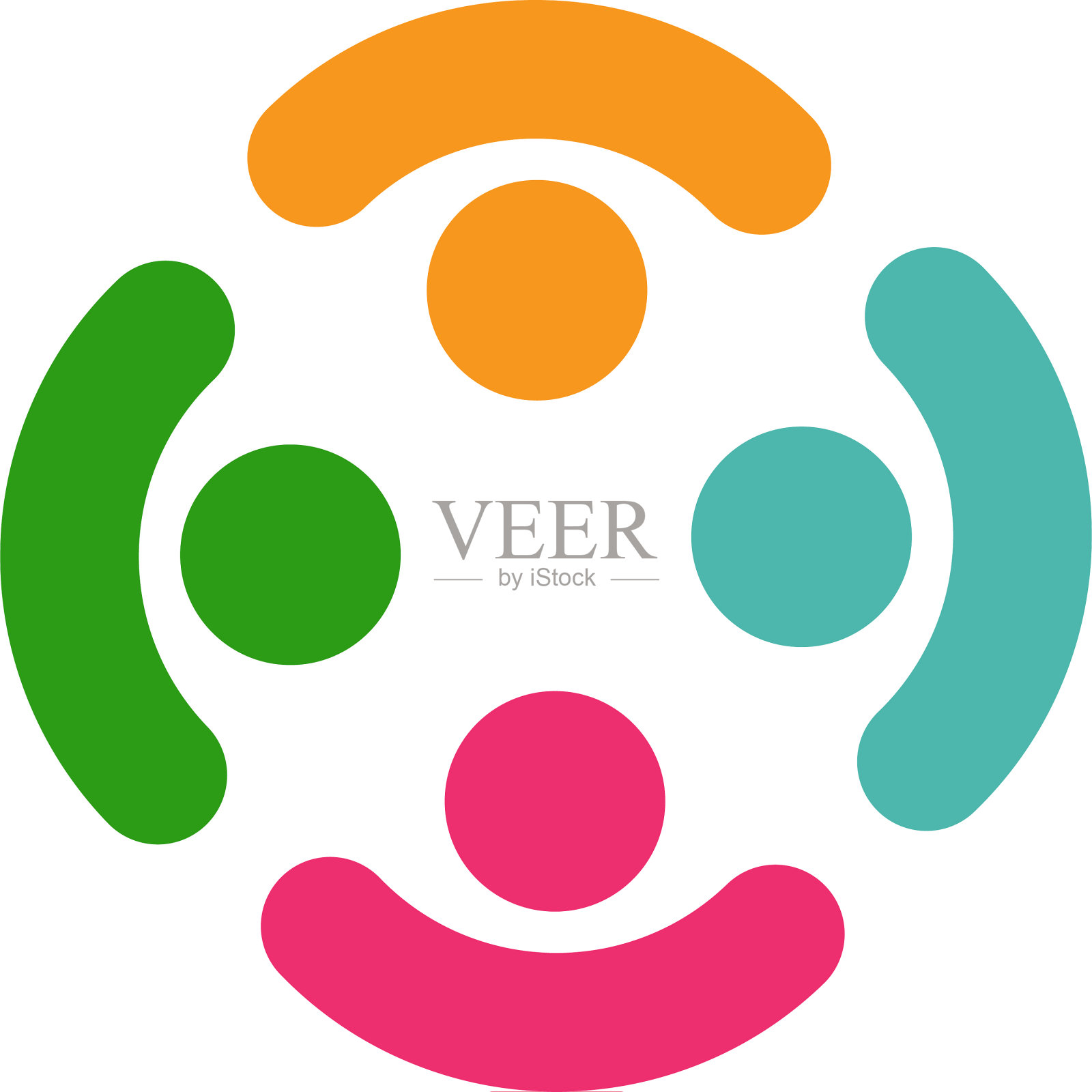 社区护理的标志插画图片素材