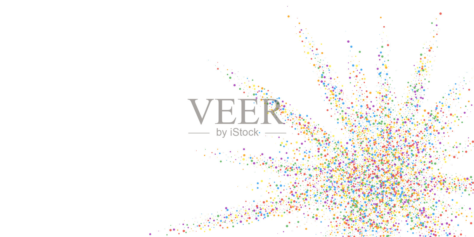 节日五彩缤纷,星光熠熠插画图片素材