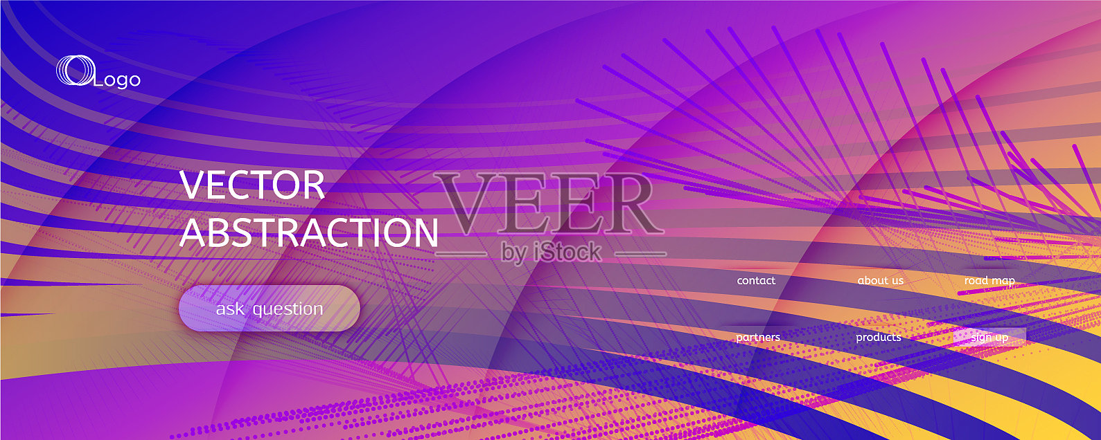 流体抽象流动运动三维线纹理插画图片素材