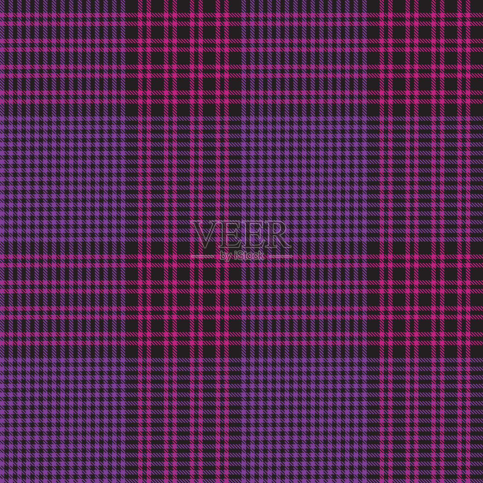 紫格伦格纹无缝图案插画图片素材