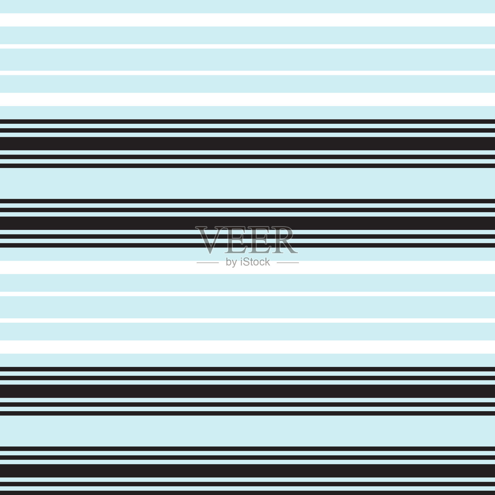 天蓝色条纹无缝图案背景中插画图片素材