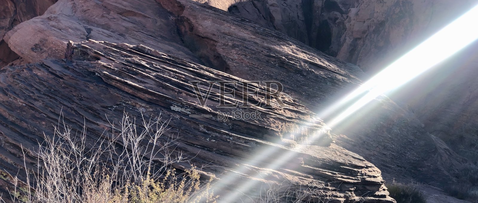 岩石堆栈耀斑照片摄影图片