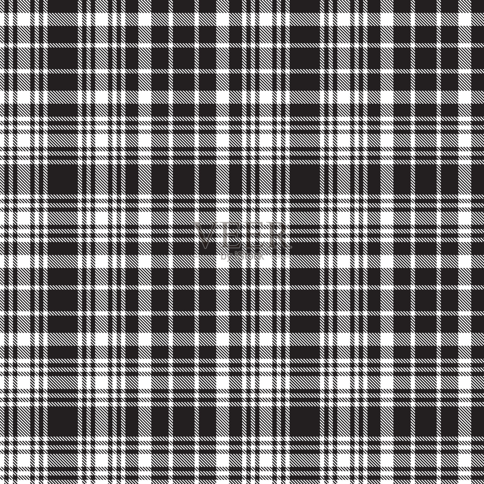 黑白格纹无缝缝插画图片素材