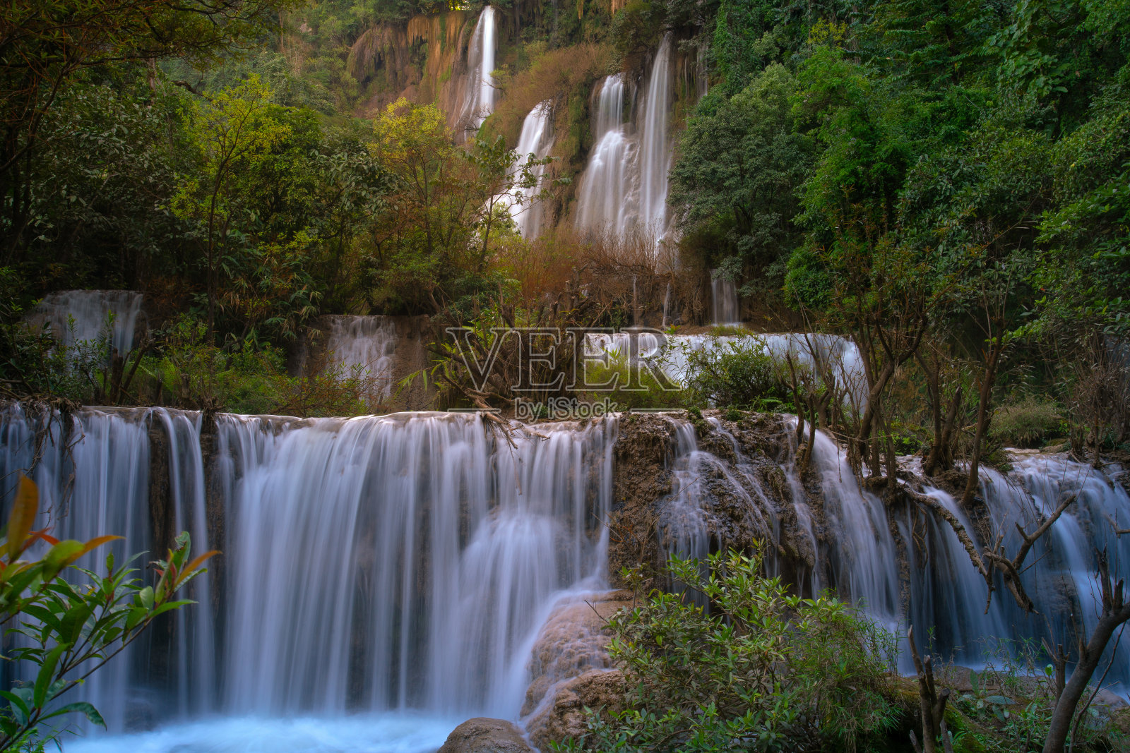 这是你的瀑布照片摄影图片