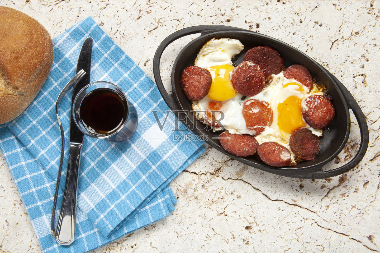 香肠煎蛋照片摄影图片