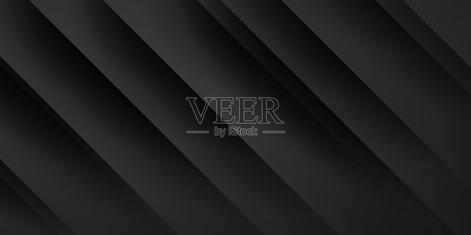 现代3D黑色抽象技术背景插画图片素材