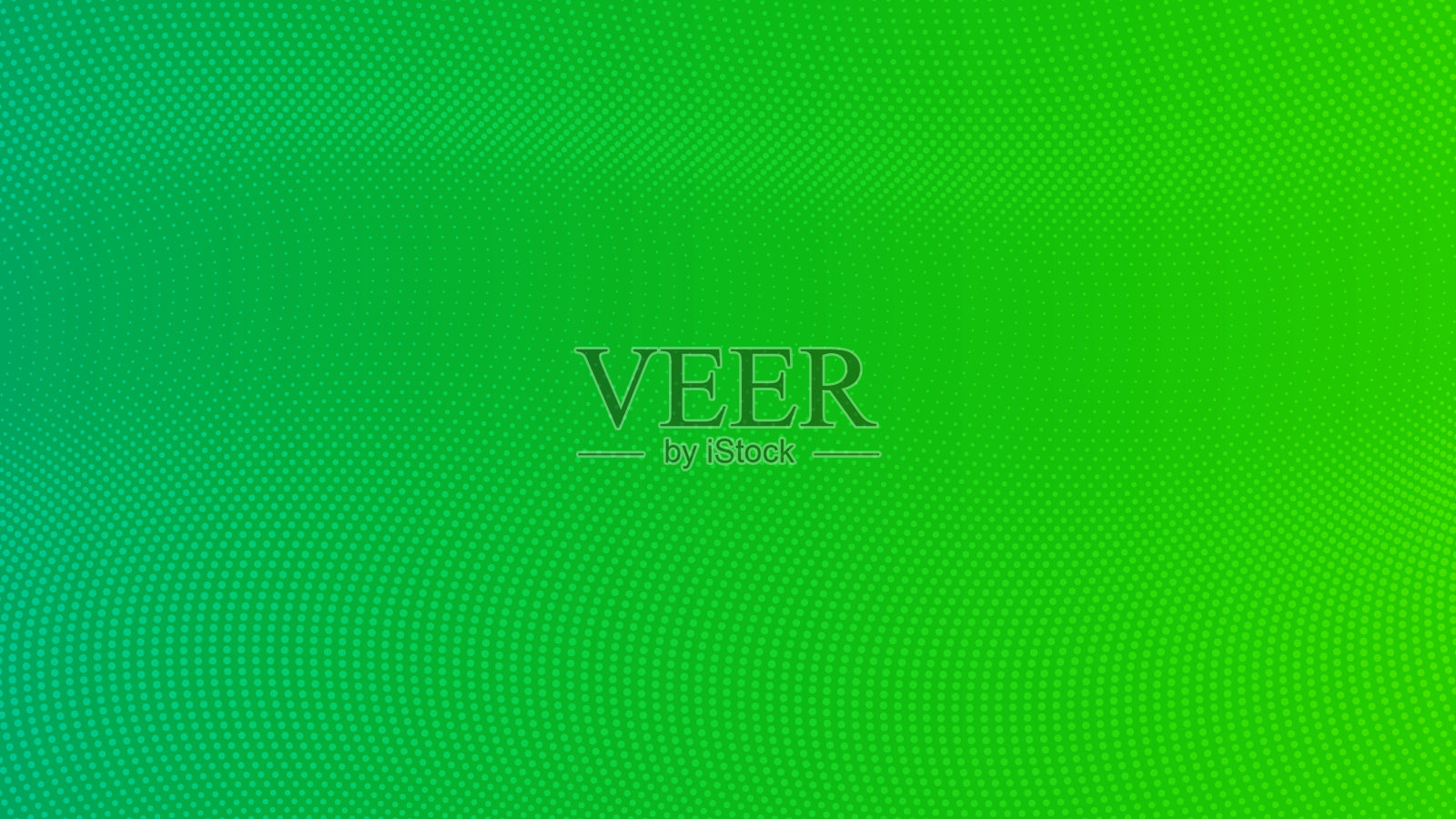 抽象的绿色点缀波普艺术图案插画图片素材