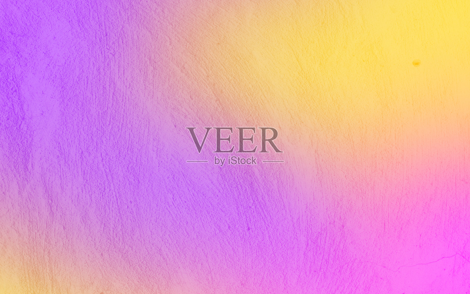 紫色和黄色设计的垃圾纹理霓虹灯。复制空间设计。照片摄影图片