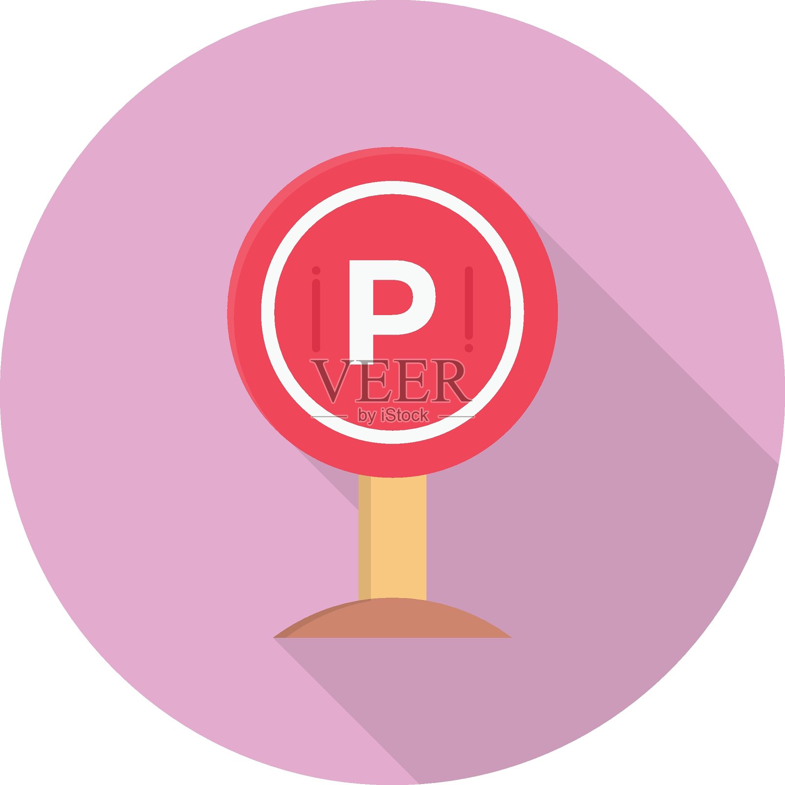 停车插画图片素材