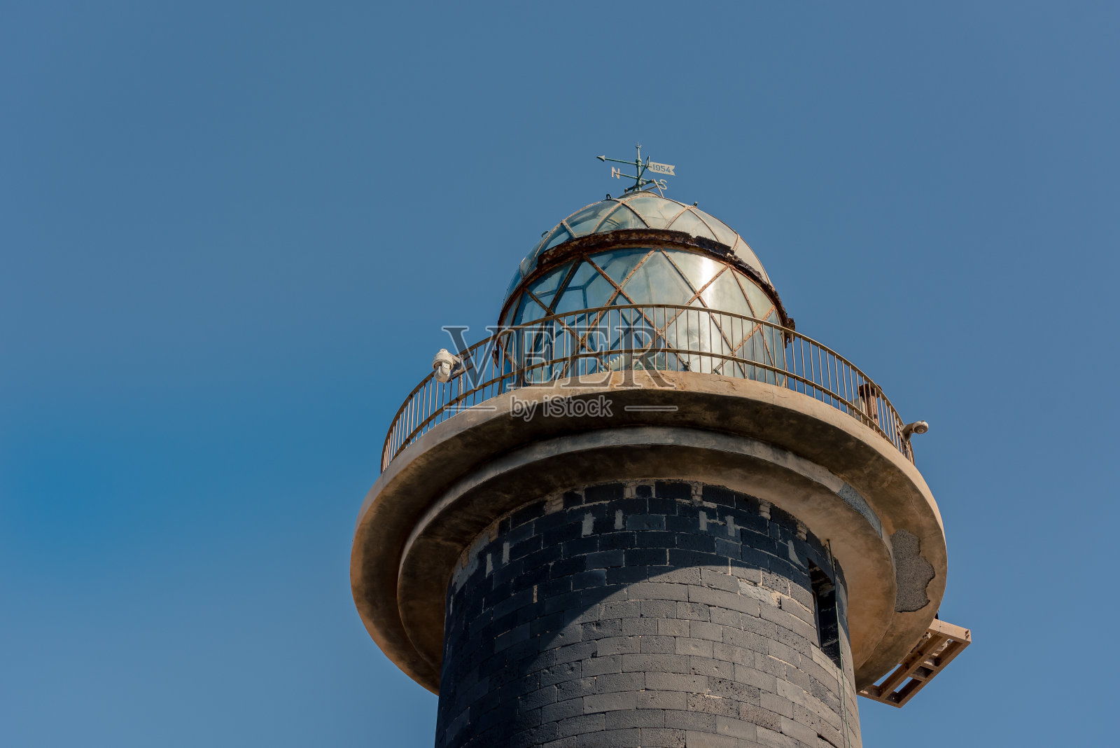 西班牙加那利群岛富埃特文图拉南部的Jandia灯塔照片摄影图片