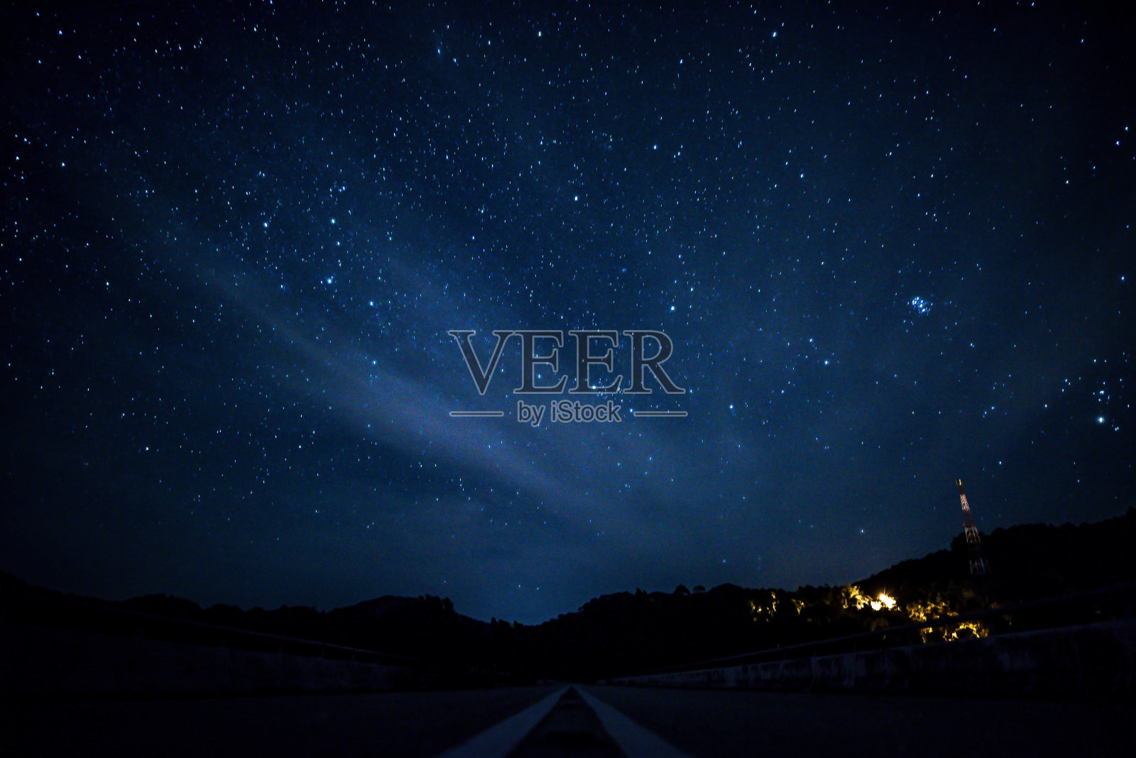 马来西亚银河夜景照片摄影图片