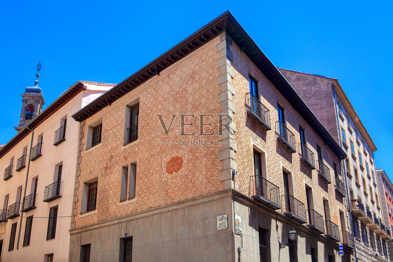 西班牙马德里的Azua药房照片摄影图片