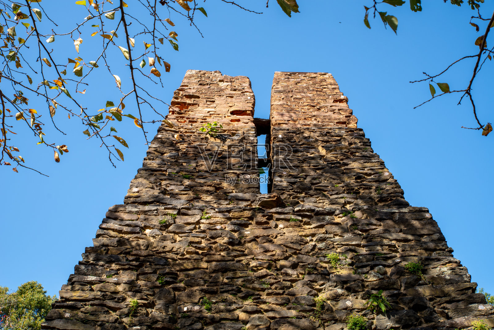 萩城反射炉照片摄影图片