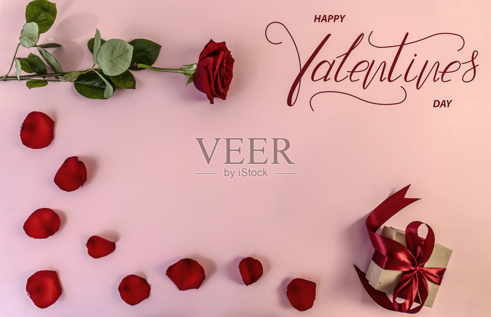 情人节快乐贺卡、在线banner,带有红色玫瑰照片摄影图片