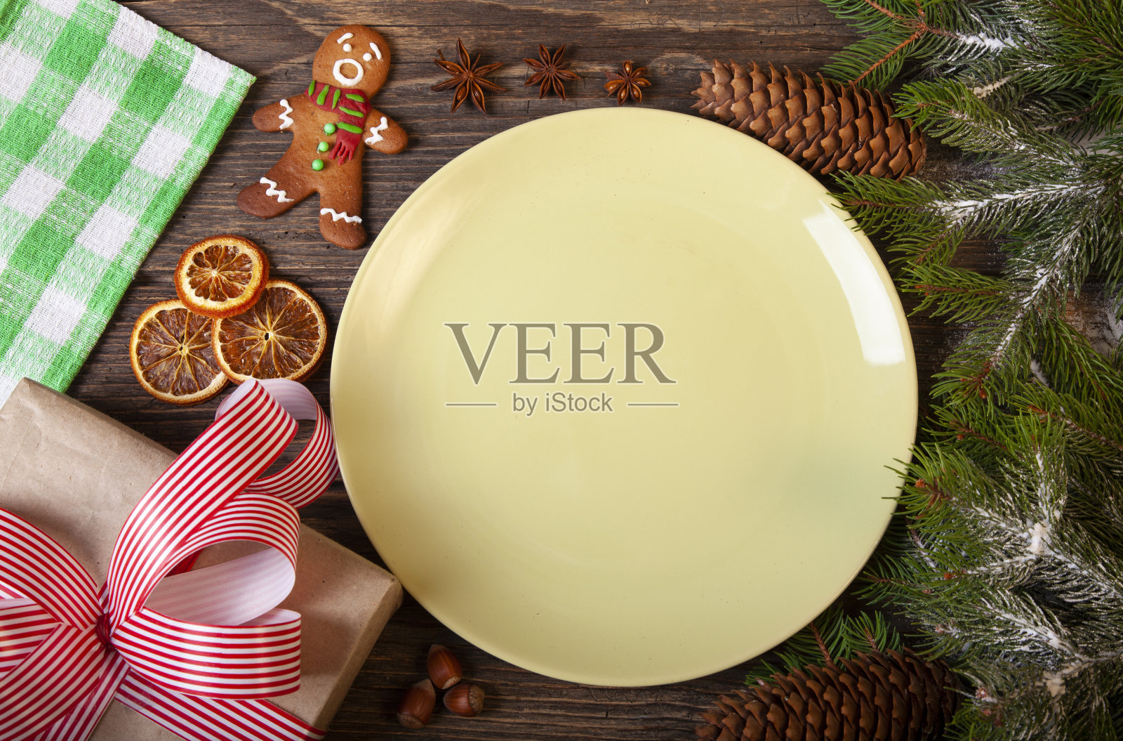 圣诞节的表照片摄影图片