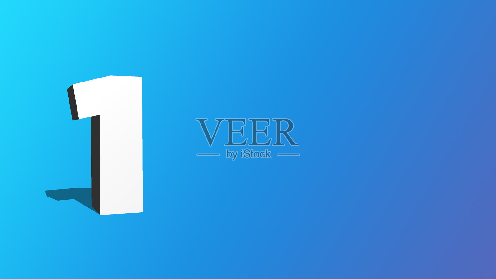 第一个,第一个- 3D插图照片摄影图片