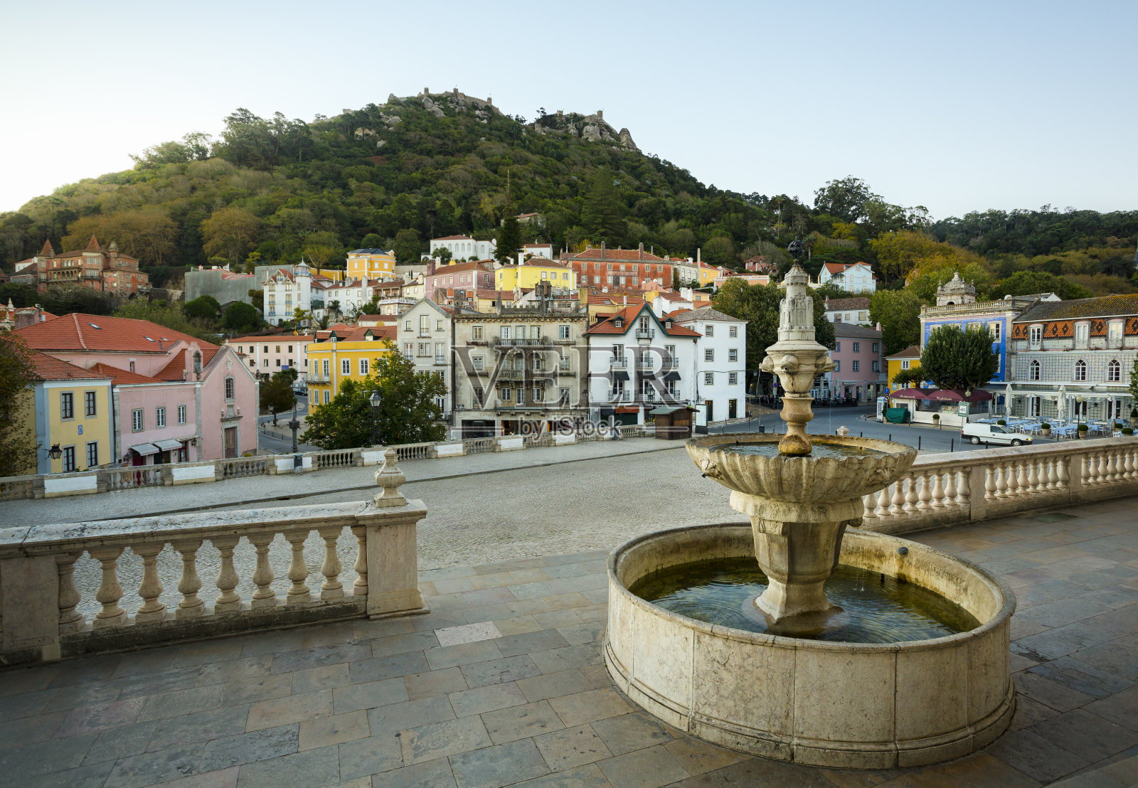 里斯本附近的辛特拉古城照片摄影图片