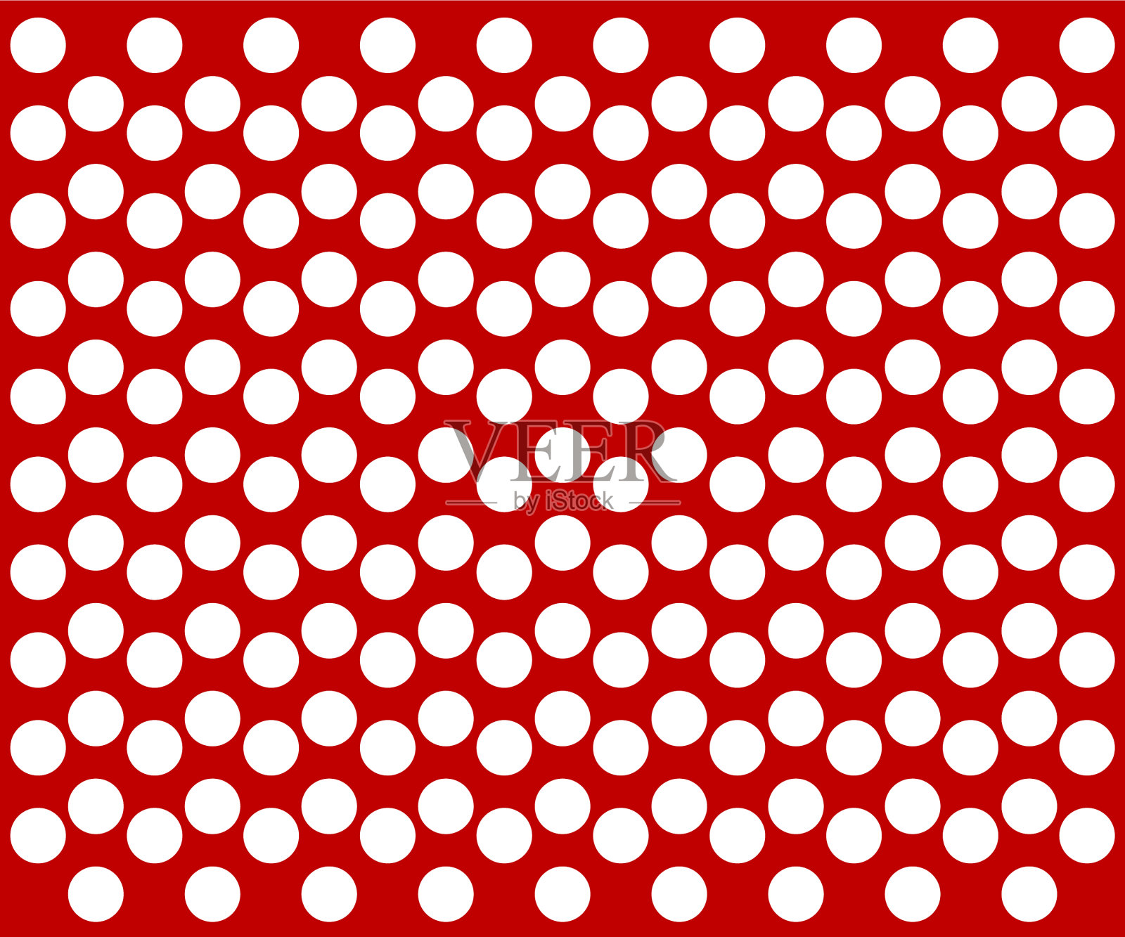 红色圆点图案彩色背景插画图片素材