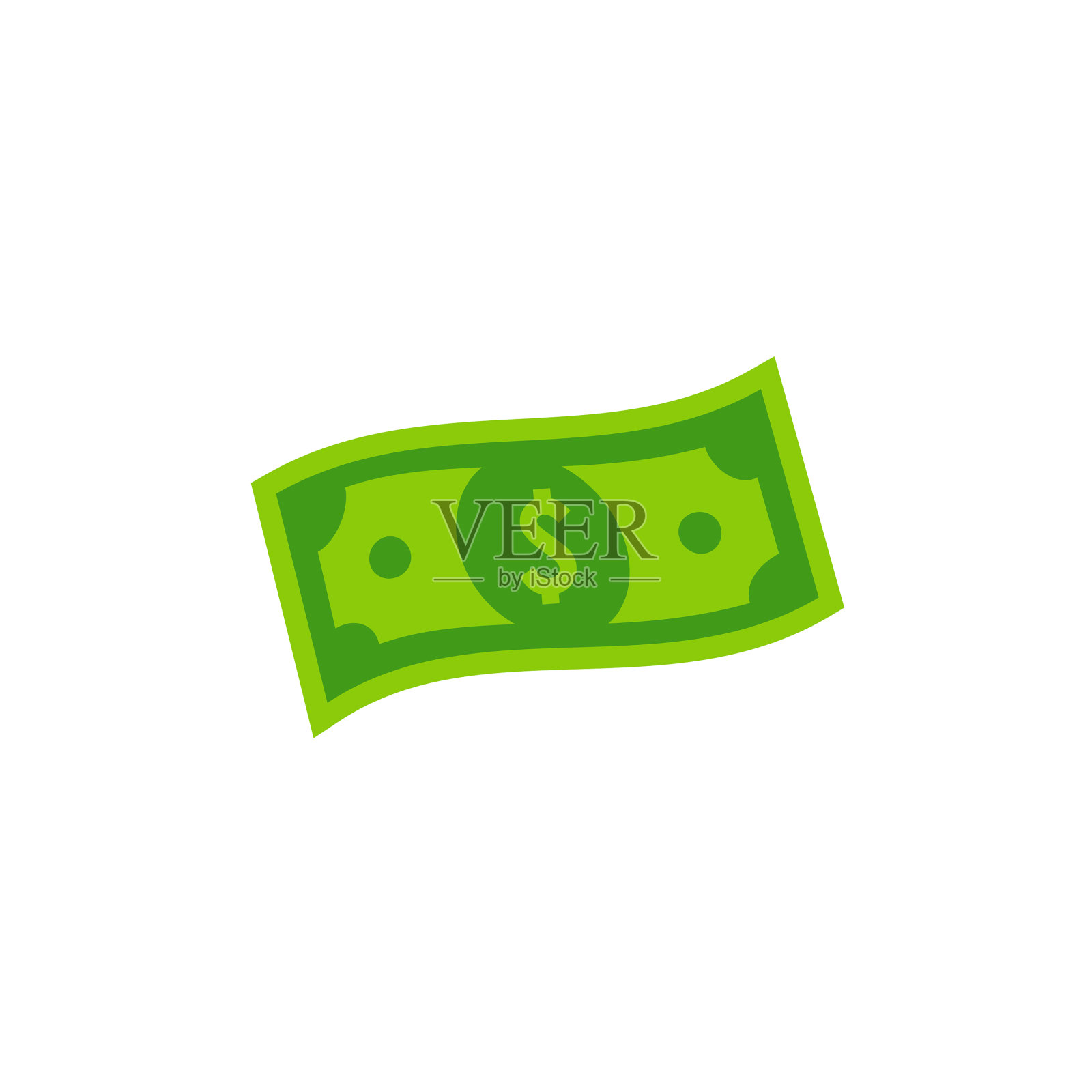 美元纸币图标素材