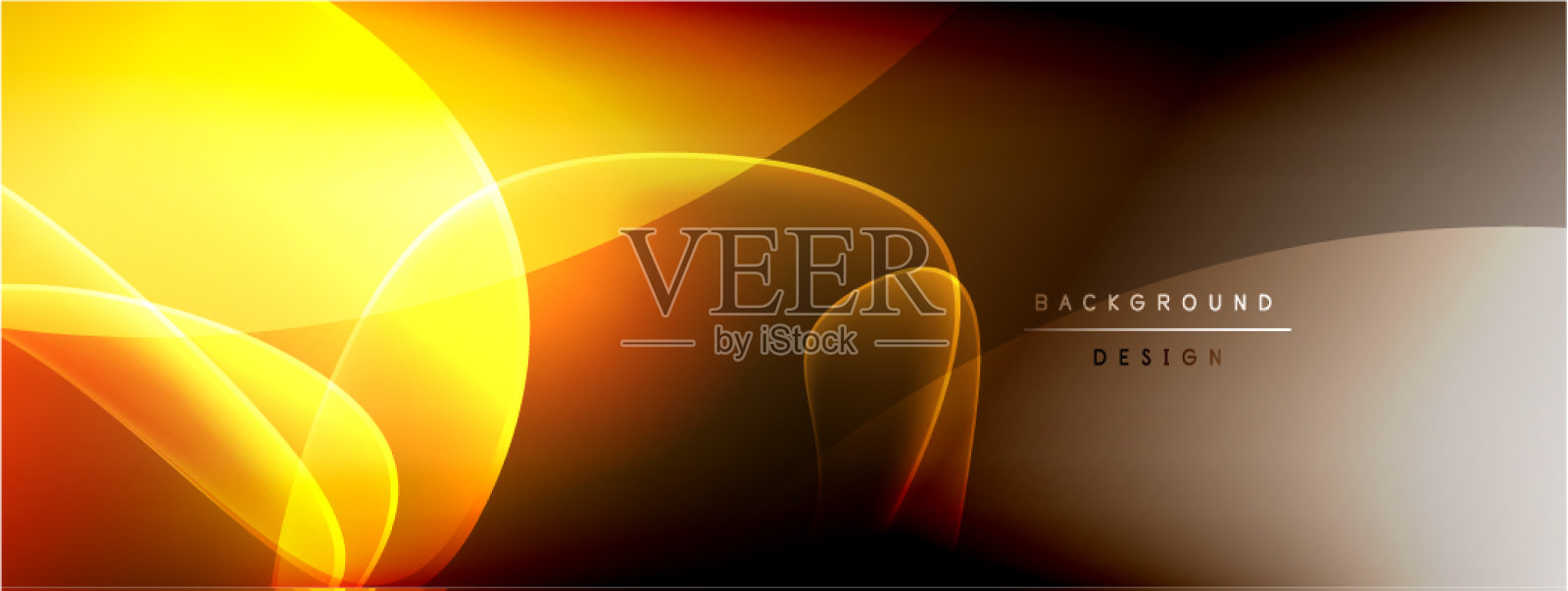 摘要背景-液体气泡的形状插画图片素材