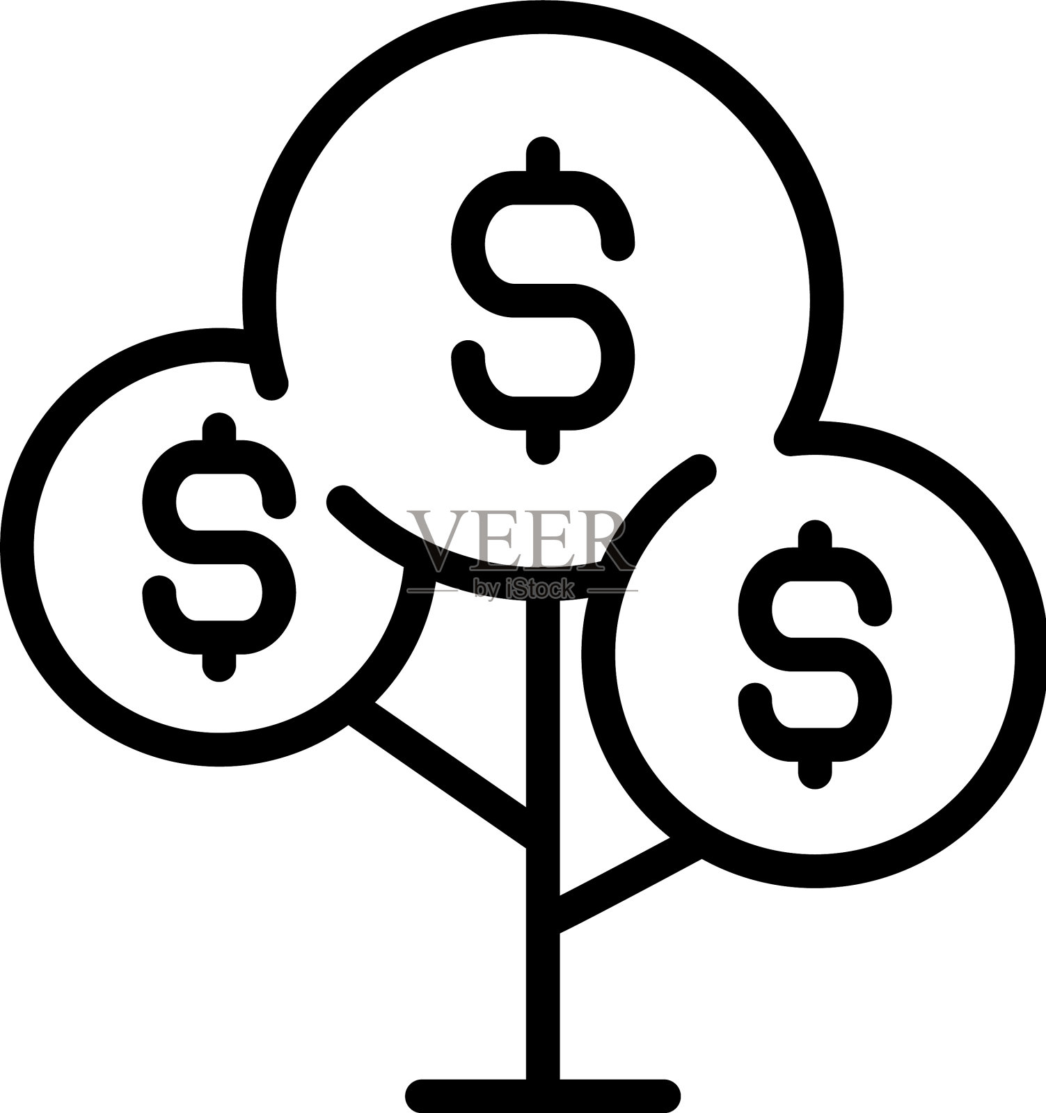 金融行图标插画图片素材