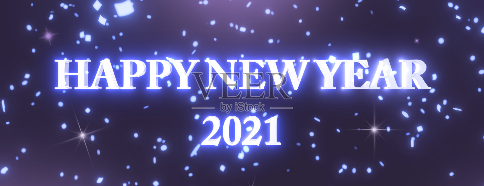 新年快乐。在2021年开始。三维演示照片摄影图片