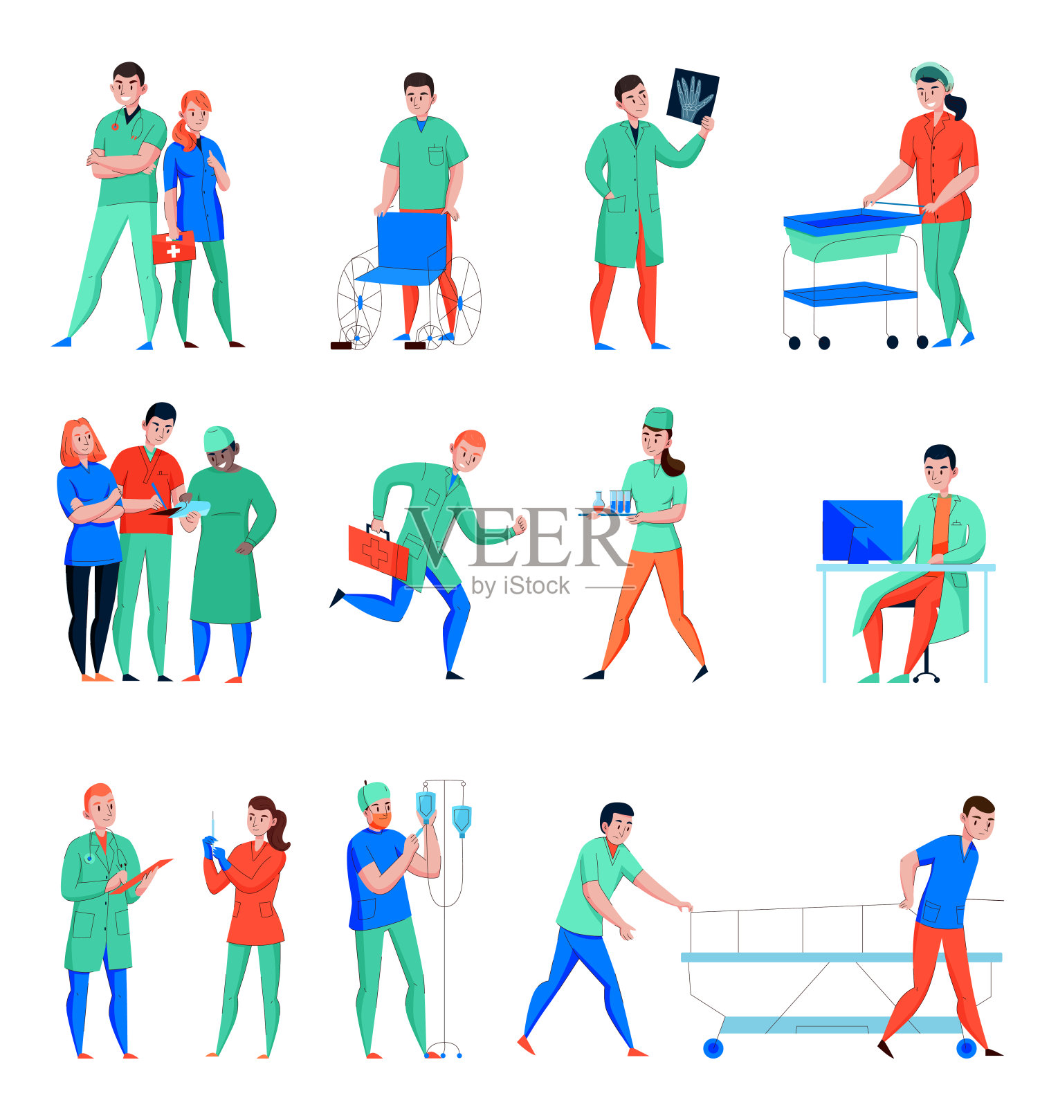 “1/4”̧̧”插画图片素材