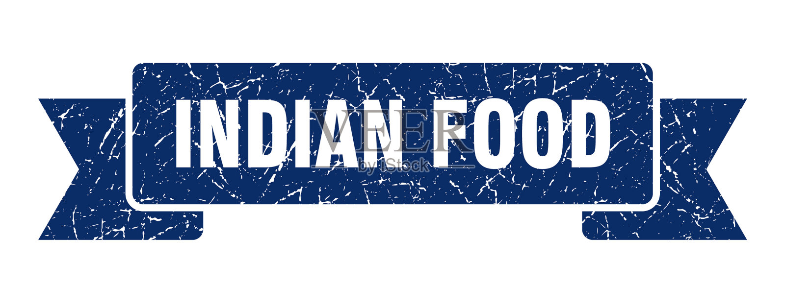 印度垃圾食品标志插画图片素材