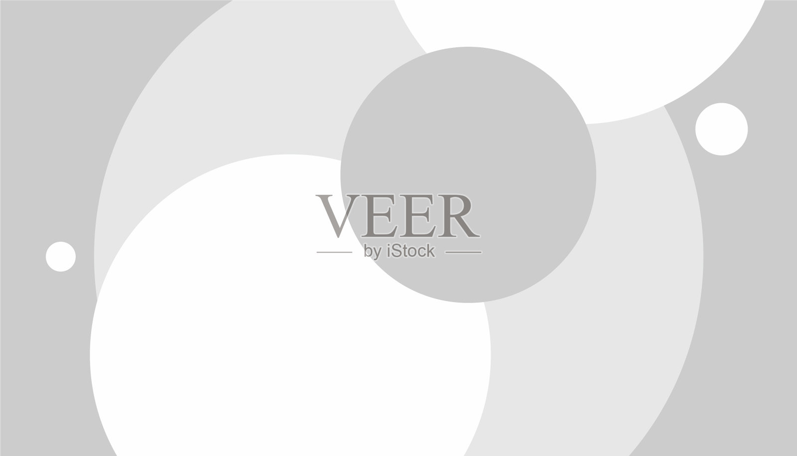 黑色和白色圆圈的抽象构图插画图片素材