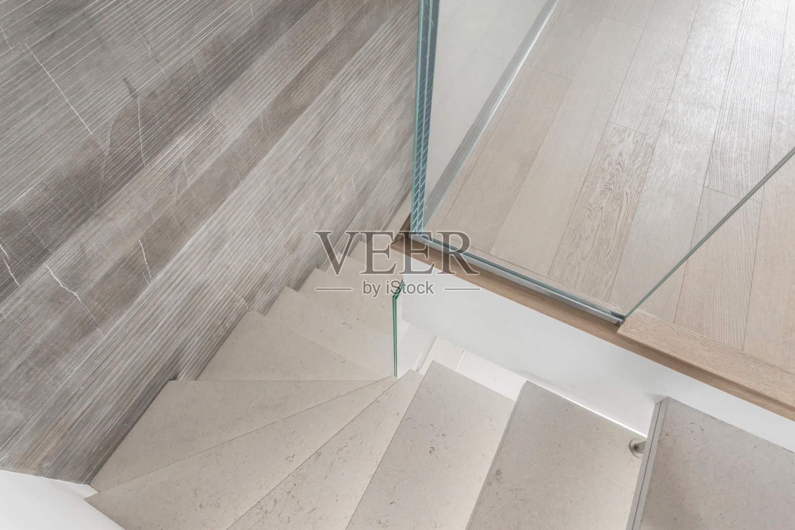 灰色microcement楼梯照片摄影图片