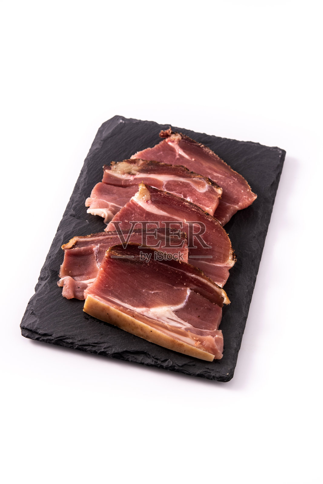 熏干的肉片照片摄影图片