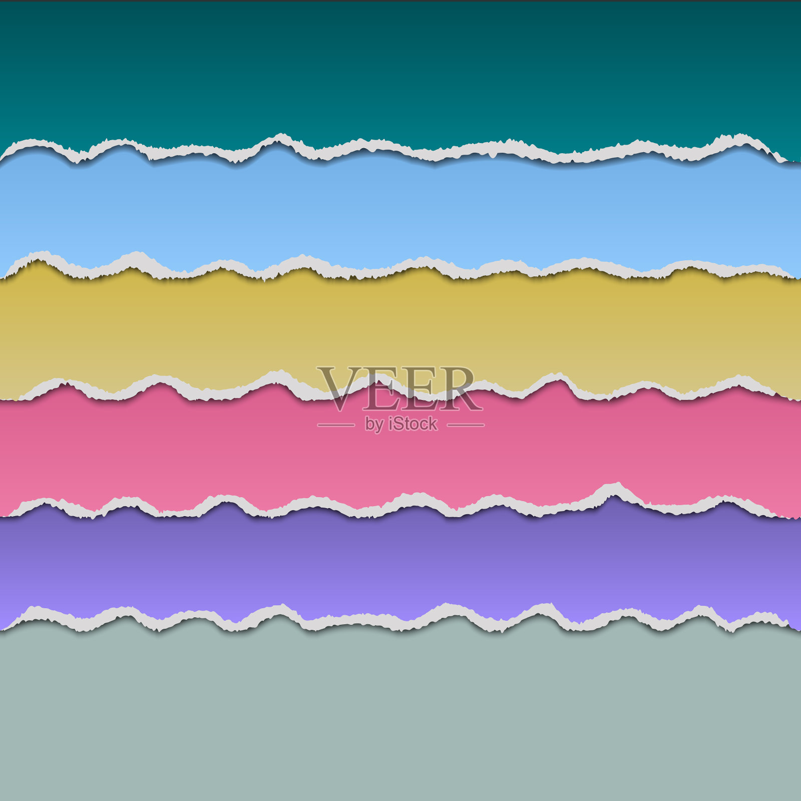 撕纸的背景插画图片素材