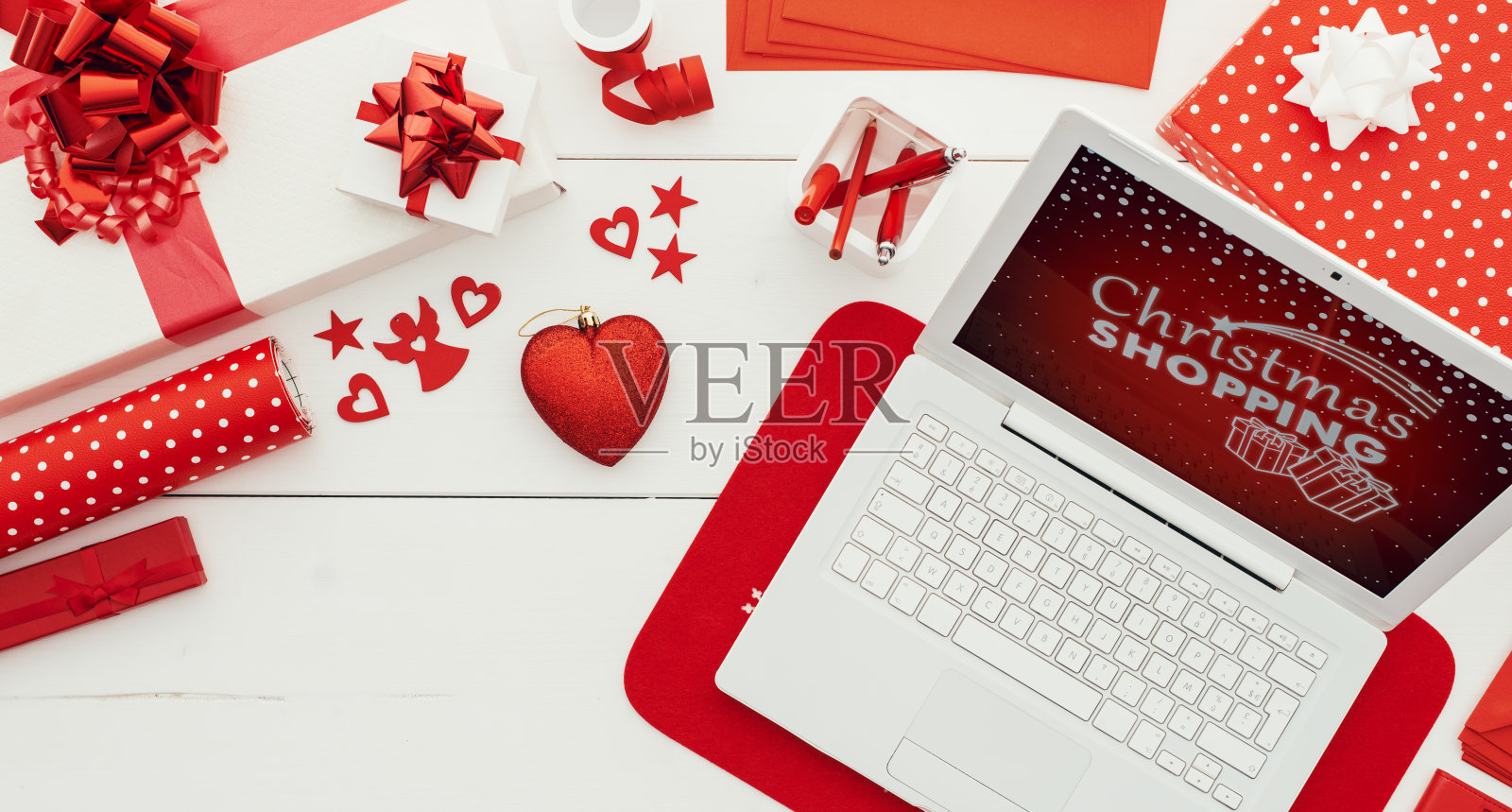 准备圣诞节照片摄影图片