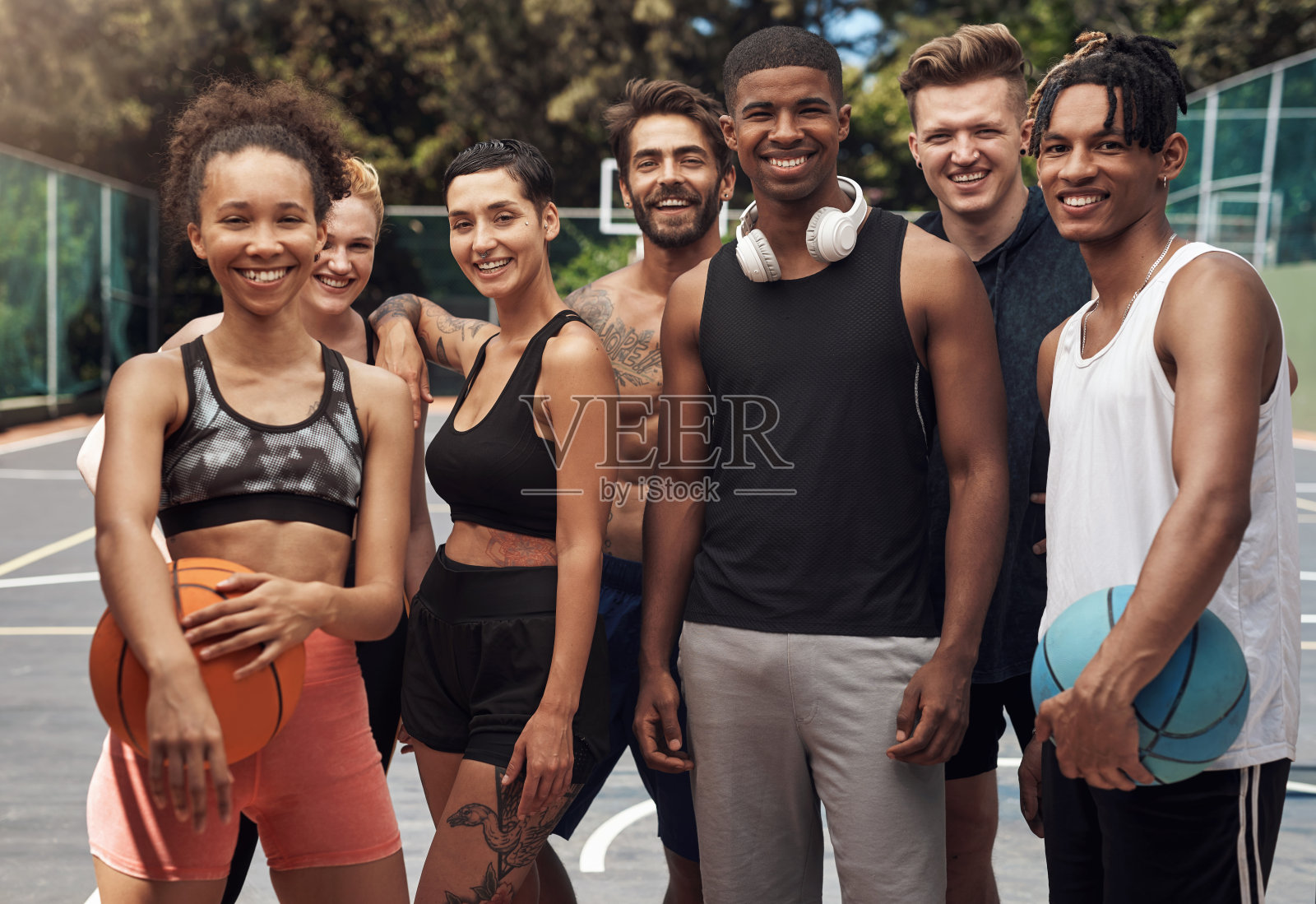 篮球是一项伟大的社会运动照片摄影图片