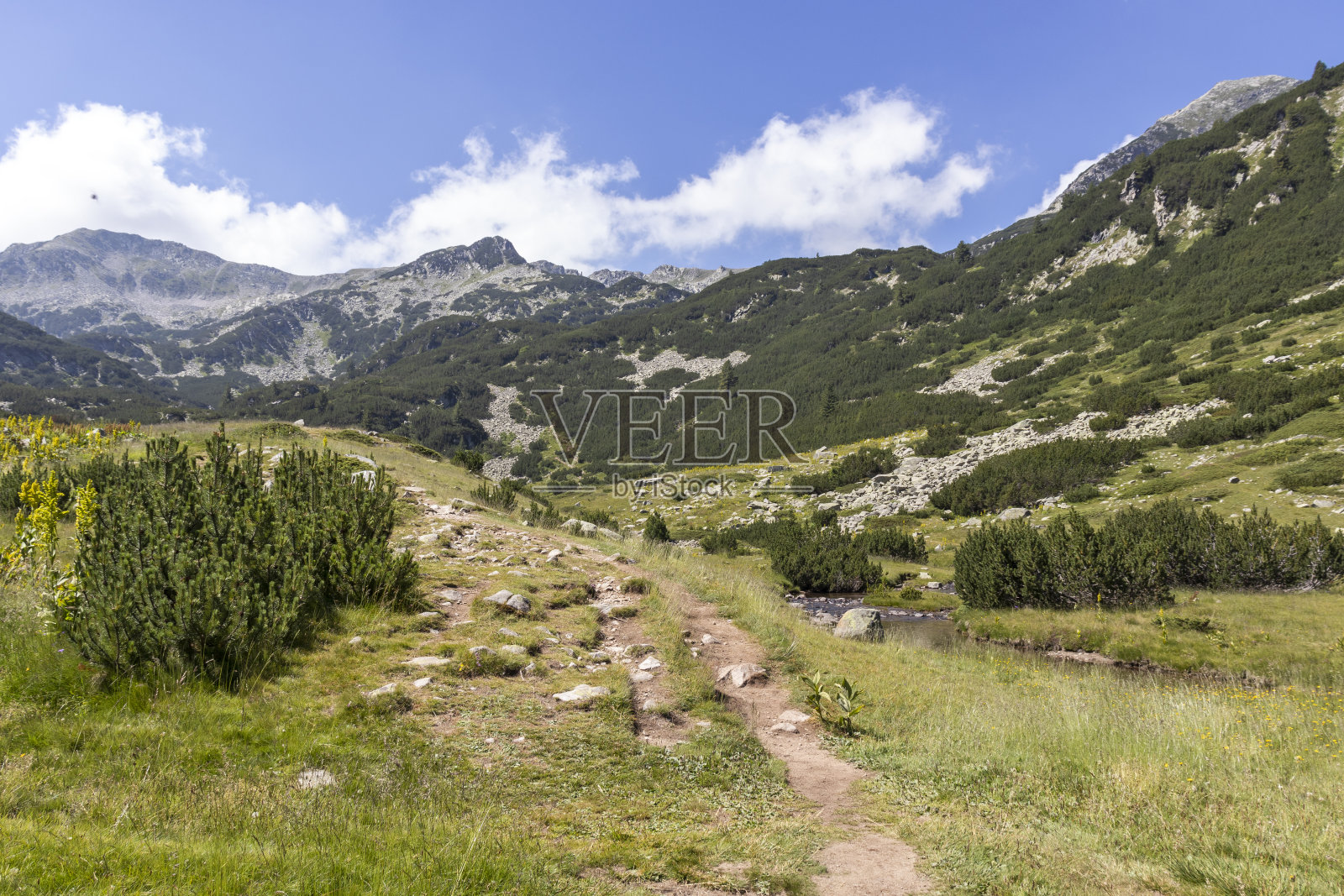保加利亚皮林山班德里察河谷照片摄影图片
