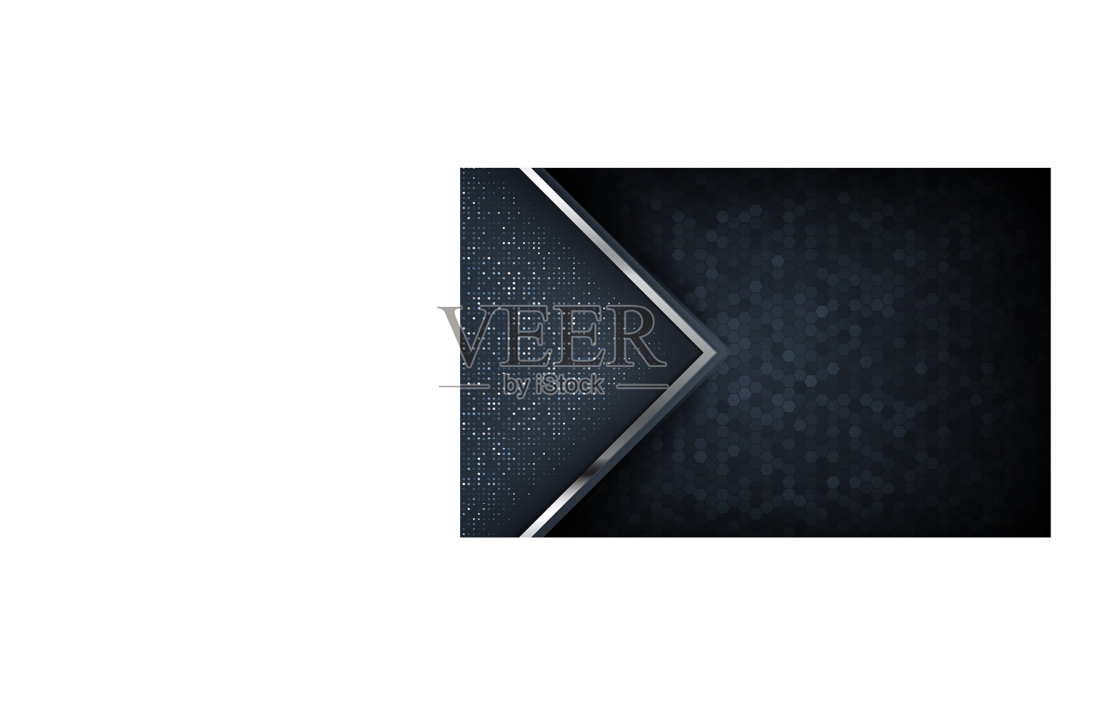 深色抽象背景六边形纹理插画图片素材