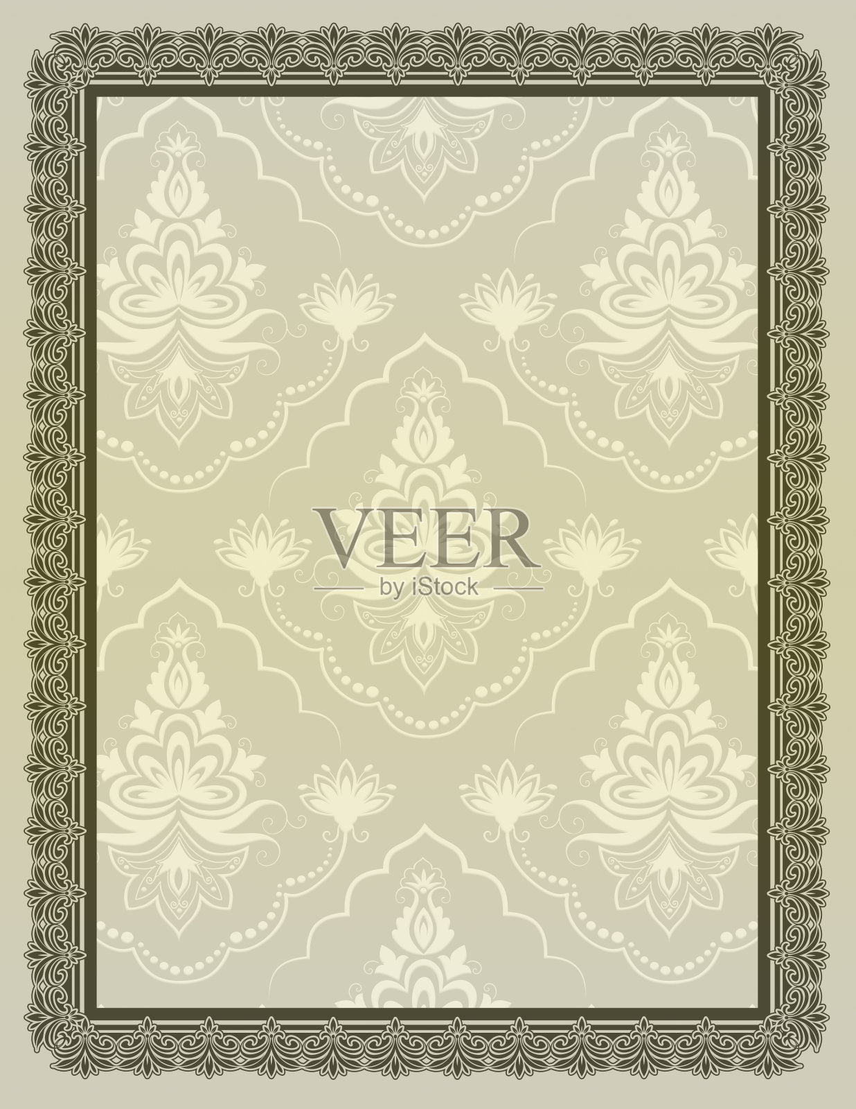 复古纸背景与装饰框架。照片摄影图片