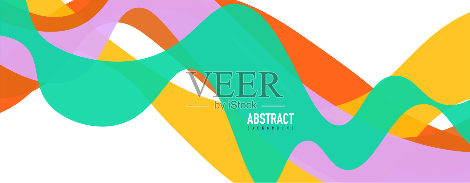 流体波彩色抽象背景动态插画图片素材