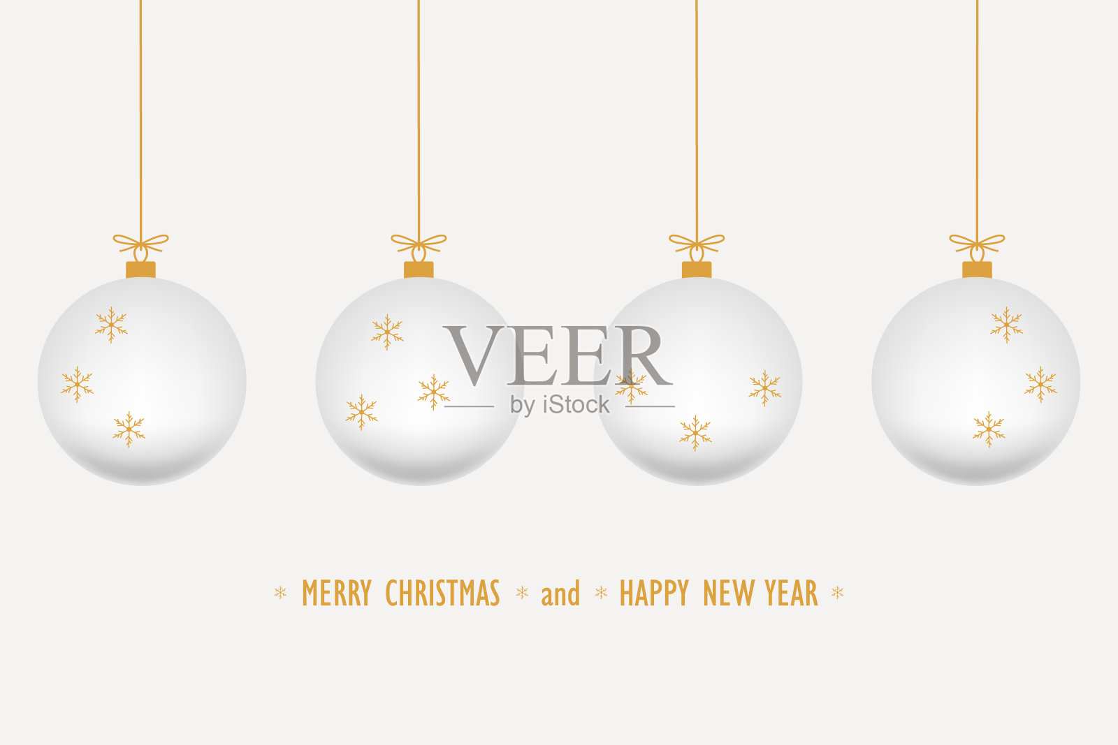 新年-圣诞节-装饰球插画图片素材