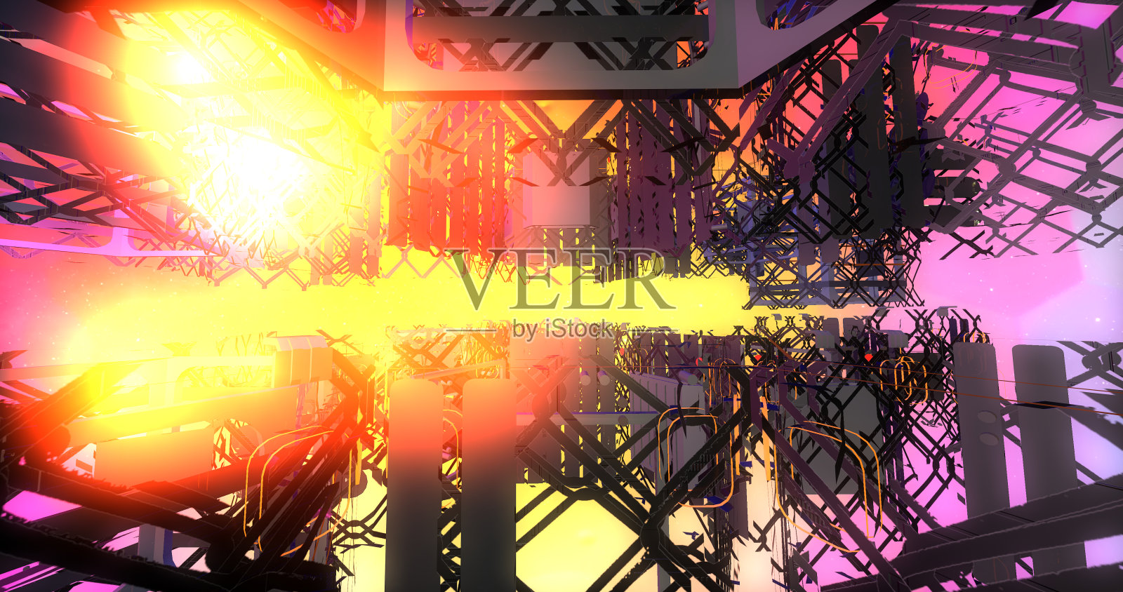 多色抽象背景。照片摄影图片